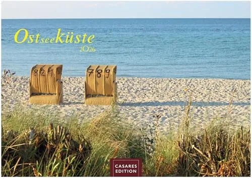 Ostseeküste Kalender 2026 – Wandkalender | Fotokalender Deutschland 24x35cm | Stimmungsvolle Küstenmomente im Ostseeküste – 12 faszinierende Ansichten von Meer und Natur