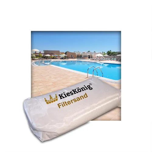 Filtersand geeignet für Poolfilteranlagen Sandfilteranlage Körnung 0,7/1,2 mm 25 kg