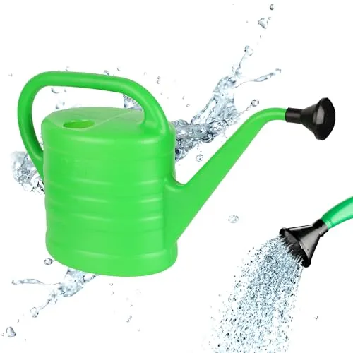 Garronda Gießkanne aus Kunststoff für Innen- und Außenbereich, Garten Wohnung Haus Blumen und Zimmerpflanzen Bewässerung, Giesskanne Garten Wohnung Haus Wasserspender Gießkanne Klein GD-0044