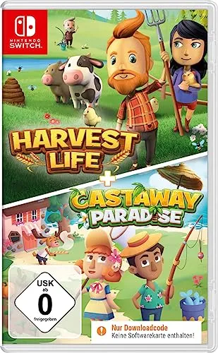 Harvest Life + Castaway Paradise (Code in a Box) (Switch)