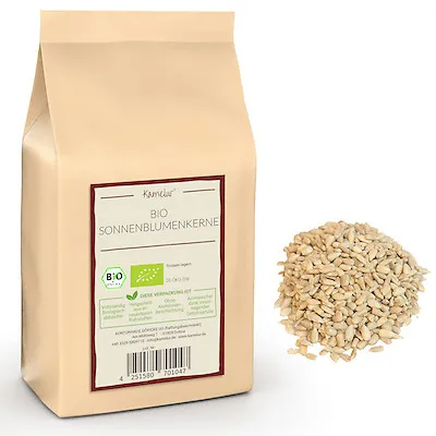  1kg BIO Sonnenblumenkerne geschält, Kerne BIO zum Backen & mehr 11 EUR/kg