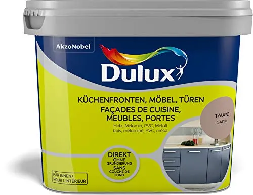 Dulux Fresh up Küchenfronten, Möbel, Türen Satin, Einfach mal neu streichen, Taupe, 750 ml