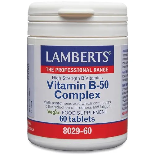 Lamberts Vitamin B-50 Complex 60 tablets by Lamberts