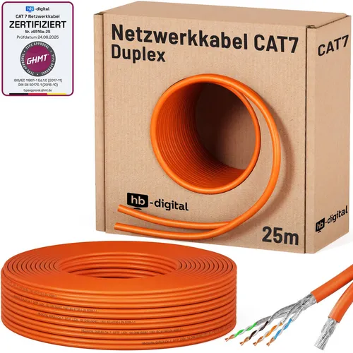 HB-DIGITAL CAT 7 Duplex Ethernet Kabel