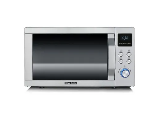 SEVERIN Mikrowelle MW 7774 - 3-in-1 mit Grill und Heißluftfunktion, vielseitig einsetzbar und intuitiv bedienbar dank LED Touch Display