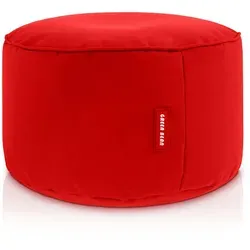 Green Bean Sitzsack-Hocker Rot - Vielseitiger Pouf für dein Zuhause - Sitzsäcke: Stylischer Sitzhocker in Rot, ideal als Fußablage oder Sitzgelegenheit. Pflegeleichter, waschbarer Bezug und nachfüllbare EPS-Perlen-Füllung für optimalen Komfort.