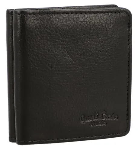 Gusti Geldbörse Leder - Samuel Geldbeutel Portemonnaie Brieftasche Vintage Herren Schwarz Leder