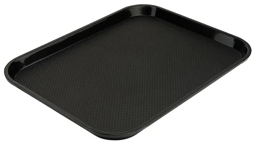 Contacto Serviertablett rechteckig 35 x 26,5 cm schwarz Polypropylen rutschhemmend Gastro-Tablett
