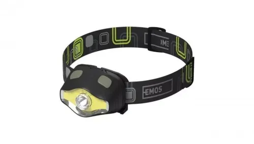 Latarka czołowa LED COB 3W + LED 3W 220 lm 100m 3× AAA P3536