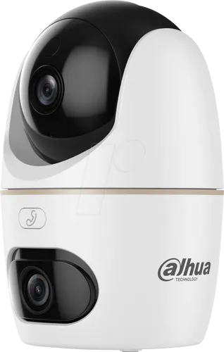 Dahua Hero Dual D1 Überwachungskamera - IP Kamera für Innenräume mit zwei 5 MP Objektiven, KI-gestützte Personenerkennung und Nachverfolgung, IR-Nachtsicht bis 10 Meter, einfache Installation über die Imou App.