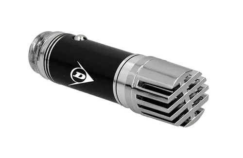 Dunlop Luftreiniger Auto 12V mit Blauer LED - Luftreiniger für Autos, sorgt für gefilterte und gesunde Luft, ideal für lange Fahrten und Allergiker.