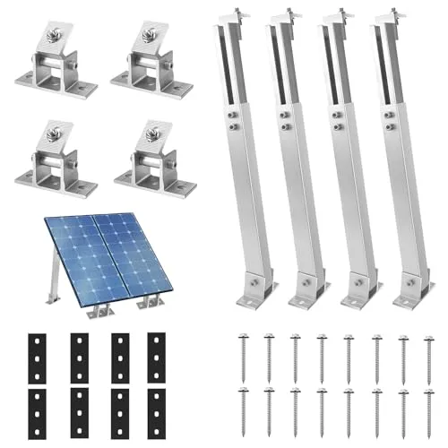 Royouzi Befestigung Solarmodul, 2 Sets Halterung Aufständerung