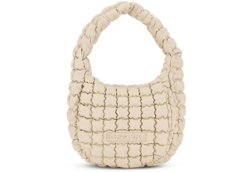Expatrié Pippa Large Schultertasche Damen Beige - Stylische Everyday Puffer Bag - Damen-Schultertaschen mit weichem, gestepptem Kunstleder für Langlebigkeit und einen coolen Look. Praktisches Reißverschlussfach für einfache Organisation deiner Essentials.