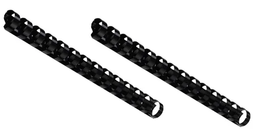 GBC Plastikbinderücken DIN A5 14-Ringe 8 mm schwarz 100 Stück