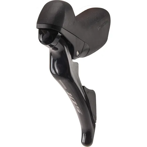 Shimano 105 STI ST-R7000 Schalt- und Bremshebel links - Schalthebel für Rennräder, 2-Gang-System für präzise Schaltvorgänge, in elegantem Schwarz, inklusive Schaltzug für einfache Installation.