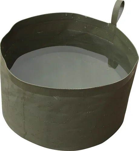 Faltbare Wasserschale, 4 Liter, Grün in grün von Web-tex