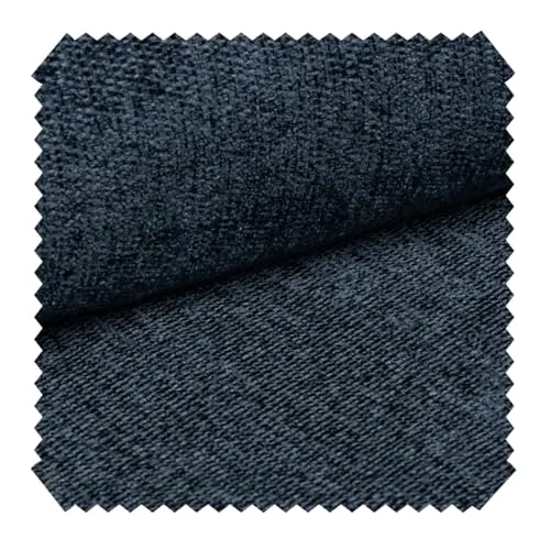 novely® TORINO UV-Beständiger Möbelstoff, fein melierter Polsterstoff mit Lotus-Effekt, Pflegeleichte Meterware 1lfm | Farbe: 10 Navy Dunkelblau