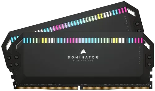 Corsair DOMINATOR PLATINUM RGB DDR5 RAM 32GB (2x16GB) 6000MHz CL36