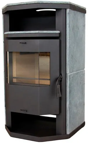 Kaminofen Prismo Vollstein Exklusiv, 6,4 kW, Zeitbrand, Vollstein Verkleidung, Aufstellort in deinem Zuhause