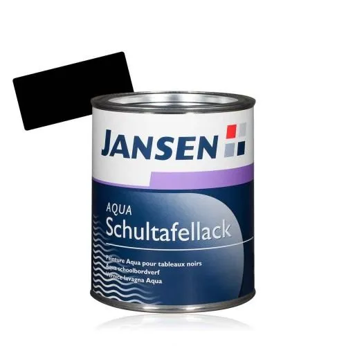 Jansen Aqua Schultafellack schwarz 0,75l