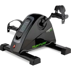 Tunturi Cardio Fit M50 Mini Bike Heimtrainer/Mit Elektromotor/Pedaltrainer/Arm- und Beintrainer/Minifahrrad/Bewegungstrainer für Senioren mit LCD-... - Grau/Schwarz