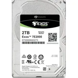 Seagate Exos 7E2000 ST2000NX0343 - Festplatte - verschlüsselt - 2 TB - intern - 2.5