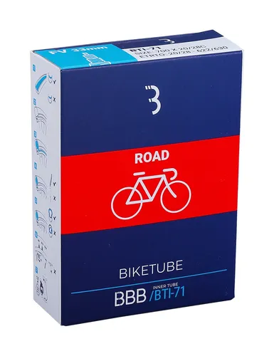 BBB Fahrradschlauch BTI-71 Schlauch, Schwarz