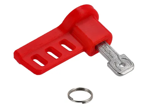 Zündschlüssel 3D NXG, Rot - für Simson S50, S51, S70, KR51 Schwalbe, SR4, Duo 4/