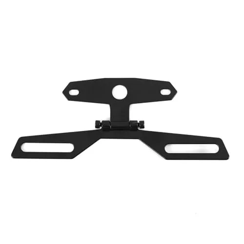 VOBOR Klappbare Kennzeichenhalter Rücklicht,Universal Kennzeichenhalter Motorrad Klappbar,Rücklichthalter Hintere Halterung für Dual Sport Anwendungen,Dirt Bike,ATV