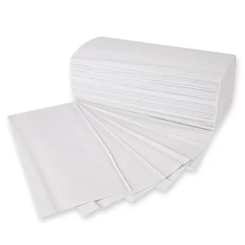 Hygoclean 5000 Papierhandtücher, 1-lagig, 25x23 cm - Papiere, Verpackungen & Tüten - Umweltfreundliche 1-lagige Handtücher aus 100% Recyclingpapier mit optimaler Saugstärke und VZZ-Faltung für einfache Entnahme und Befüllung.