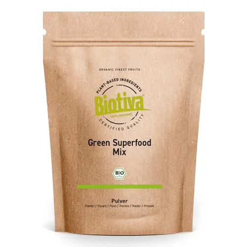 Produktbild Biotiva Green Superfood Mix Pulver Bio 400g