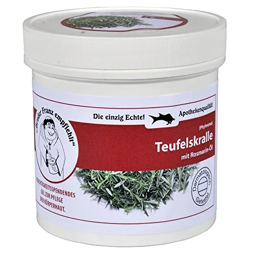 Teufelskralle Körperpflege-Gel mit Rosmarin-Öl 250ml - Duschgel mit Apothekenqualität, angereichert mit Rosmarin-Öl für eine erfrischende Hautpflege. Made in Germany.