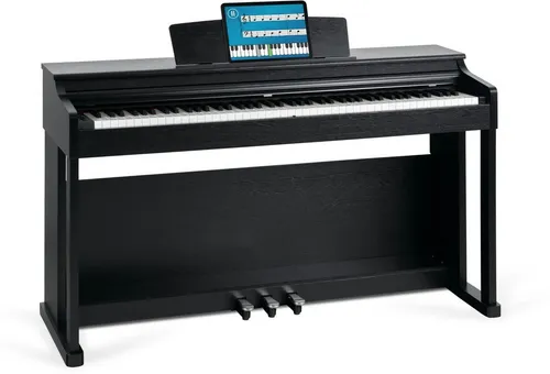McGrey DP-19 SM E-Piano Schwarz matt - Keyboards mit 88 gewichteten Tasten, Hammermechanik und dynamischem Anschlag für ein authentisches Spielgefühl. Ideal für Musiker, die Wert auf Qualität und Design legen.
