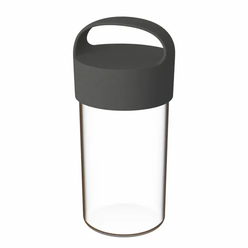 Koziol Trinkflasche Buddy Drink, Flasche, Kunststoff, Nature Ash Grey, 500 ml