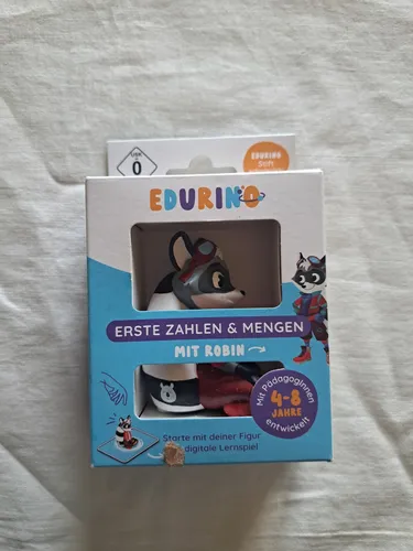 EDURINO Lernfigur Edurino Robin - Zahlen & Mengen - ab 4 Jahren - Interaktive Lernfigur für Kinder ab 4 Jahren, fördert Zählen und Zahlenverständnis spielerisch. Ideal für den frühen Mathematikunterricht.