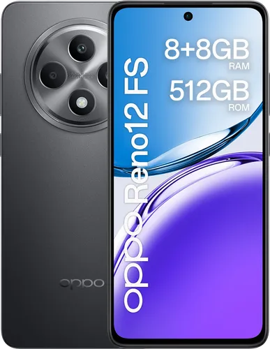 Oppo Reno12 FS 4G Dual Sim 8GB RAM 512GB - Matte Grey - Handys ohne Vertrag: Das Oppo Reno12 FS bietet ein 6,67 Zoll AMOLED-Display mit 120 Hz, 512 GB Speicher und eine 45W Schnellladefunktion, ideal für anspruchsvolle Nutzer.