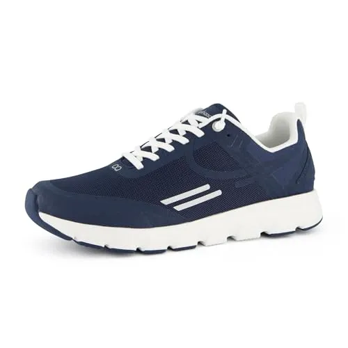 tenhaag Sneaker THG 2 - Damen, Blau, Textil - Stylischer Damen Sneaker mit futuristischem Design und maximalem Tragekomfort. Perfekt für urbane Abenteuer und den ganzen Tag geeignet. Hergestellt aus 100% recyceltem Polyester mit antimikrobieller Behandlung.
