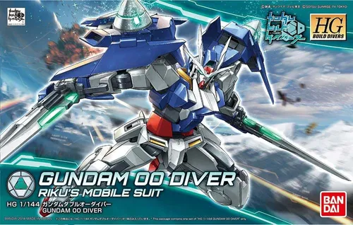 HG Build Divers Riku Gundam 00 Diver 1/144 Bandai Hobby