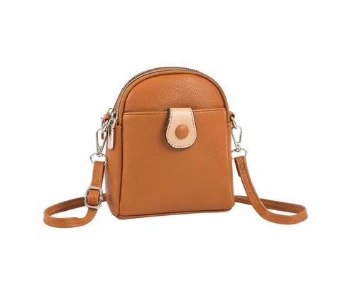 ITALYSHOP24 Schultertasche Damen Tasche Minibag Umhängetasche Geldbörse Handytasche Crossover, Brusttasche Bodybag Crossbody Hüfttasche Clutch leicht Gewicht