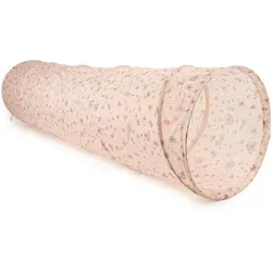 Bieco Pop Up Spieltunnel Dreamy Flowers - Kreativer Spieltunnel für Kleinkinder, fördert die Fantasie und Bewegung, ideal für drinnen und draußen.