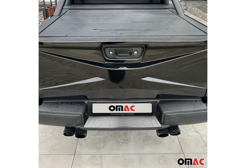 OMAC Ladekantenschutz für Mercedes X Klasse 2017-20 Chrom Gebürstet, Zubehör für Mercedes X Klasse 2017-2020, Langlebig,Einfache Reinigung,Einfache Installation,Rostbeständig