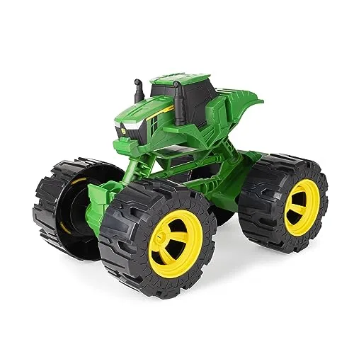 JOHN DEERE Monster Treads All Terrain Traktor Spielzeug - Lenkbarer Kinder Traktor Monster Truck m. Laufflächenrädern - Durables Indoor & Outdoor-Spielzeug – Geschenk Junge & Mädchen 3 Jahre