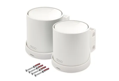 Mobilefox Wandhalterung Wandhalterung passend für TP-Link Deco X50 AX3000 Mesh WLAN Router, (2-tlg)