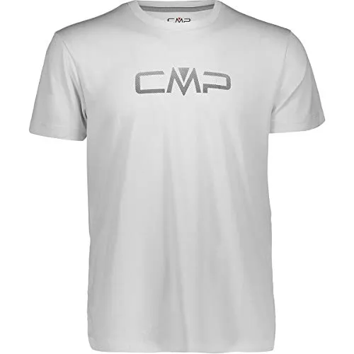 CMP Herren T-Shirt T-Shirt, Bianco, 56, 39T7117P