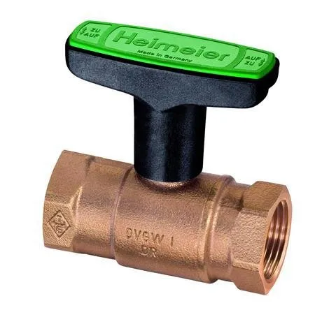 IMI Heimeier Trinkwasserkugelhahn Globo D Innengewinde DN 25 - Sanitärinstallation - Hochwertiger Kugelhahn für zuverlässige Wasserregulierung in Trinkwasseranlagen.