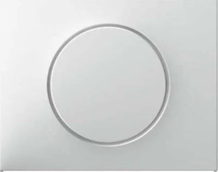 Hager K1 Zentralplatte für Raumtemperaturregler Rotatif Weiß Polar