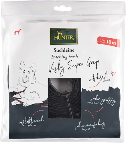 Hunter Visby Super Grip Suchleine für Hunde - Übungsleine für Hunde, schwimmfähig und reflektierend, bietet sicheren Grip und hohe Sichtbarkeit bei schlechten Lichtverhältnissen.