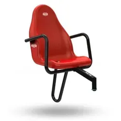 BERG Passenger seat Basic/Extra Red - Tretfahrzeuge für Kinder: Komfortabler Beifahrersitz mit Armlehnen für bis zu 30 kg, ideal für gemeinsame Abenteuer und lange Fahrten. Robust und sicher für unbeschwerten Fahrspaß.