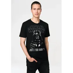 Logoshirt® Star Wars I Darth Vader T-Shirt für Fans - Fun-T-Shirt mit offiziell lizenziertem Darth Vader Design, aus 100% weicher Baumwolle, langlebiger Siebdruck und idealer Passform für höchsten Tragekomfort.