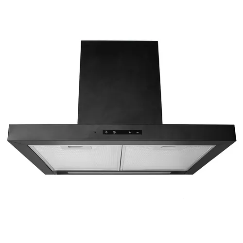 Abluft Dunstabzugshaube Wandhaube LEVEL 60 BK Fernbedienung,60cm schwarz 634m³/h